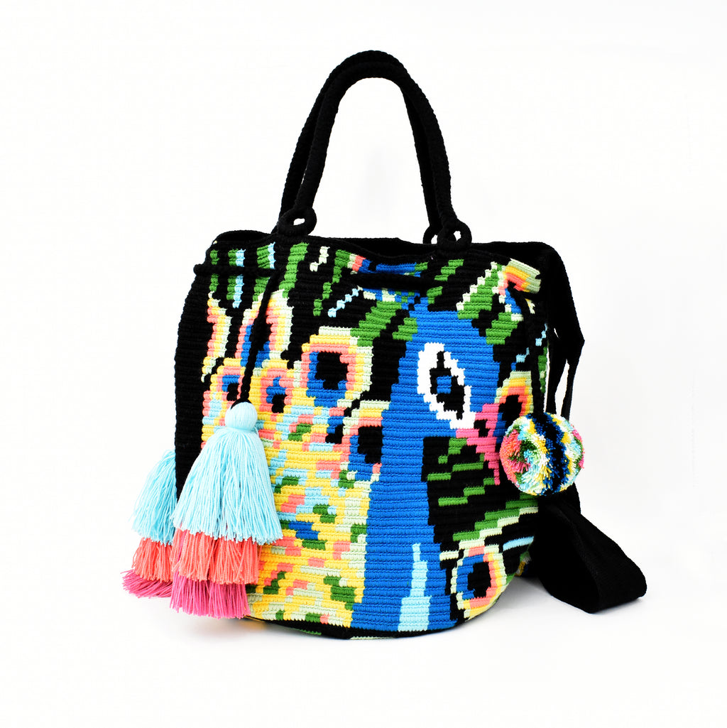 Birds of Paradise Wayuu Mochila Bag Caravan and Company